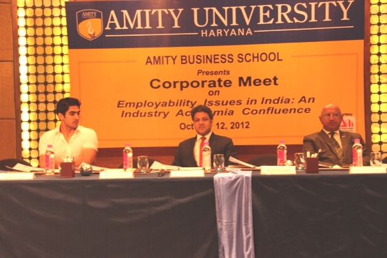 Dr. Aseem Chauhan & Famous International Boxing Champion, Mr. Vijender singh at Amity university Gurugram 2012