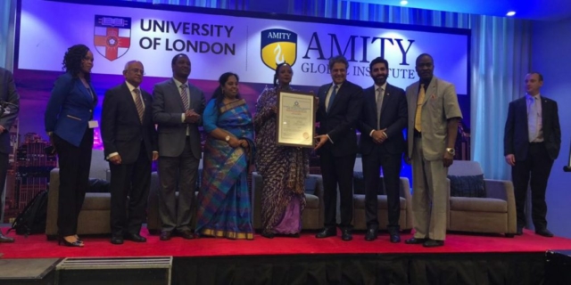 Dr. Aseem Chauhan at Amity Global Institute (Nairobi) Launch 2018