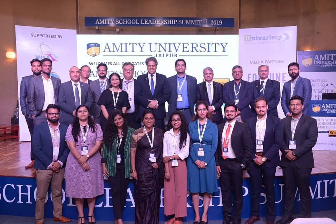 Dr. Aseem Chauhan at Amity School Leadership Summit 2019 at Amity University Jaipur