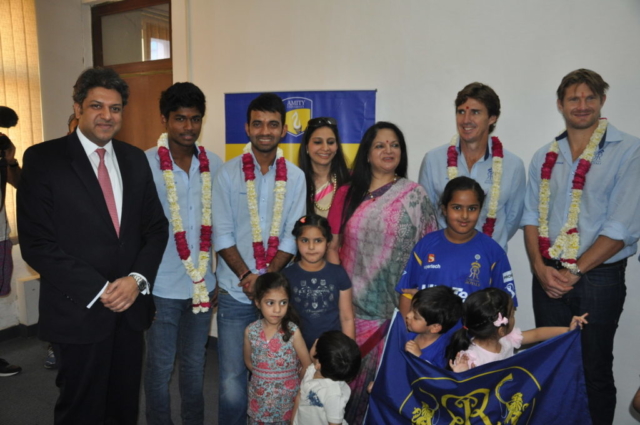 Dr. Aseem Chauhan welcomes Famous Indian & International Cricket Players namely Sanju Samson, Ajinkya Rahane, Brad Hodge & Shane Watson